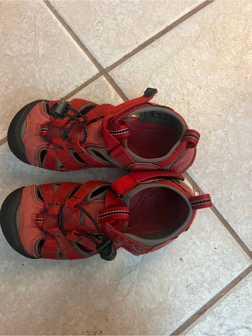 Kids Keen Red Sandal Shoes